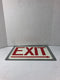 Accuform MEXTGL14R Hangable Metal Exit Sign