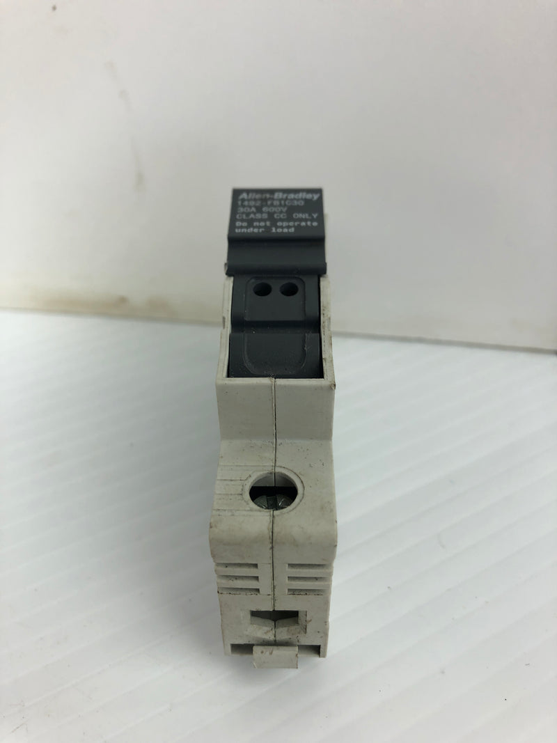 Allen-Bradley 1492-FB1C30 Fuse Holder Ser. B 600V 30A 1P - Lot of 2