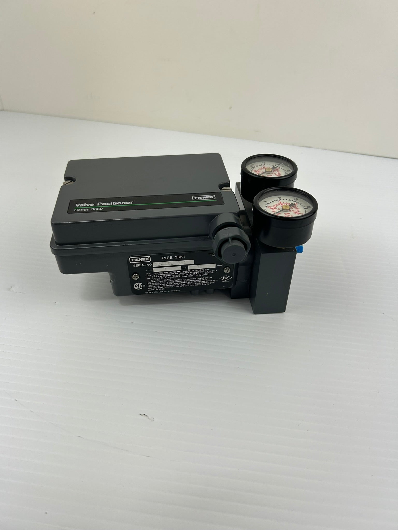 Fisher 3661 Valve Positioner Series 034455-1-1 Input 4 to 20 mADC