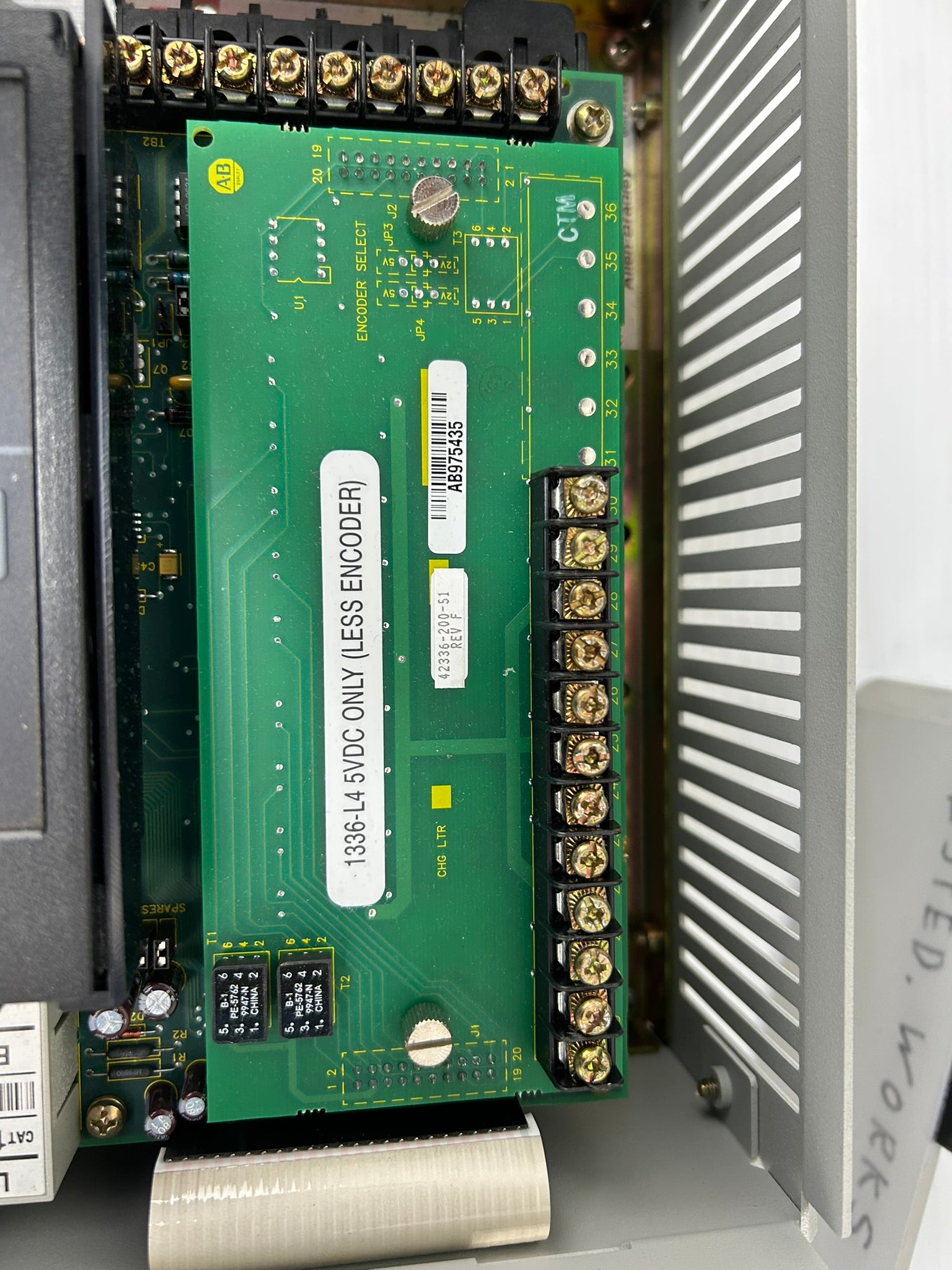 Allen-Bradley 1336S-BRF15-AA-EN4-HA2-L4 Sensorless Vector Drive 1336 Plus Ser E