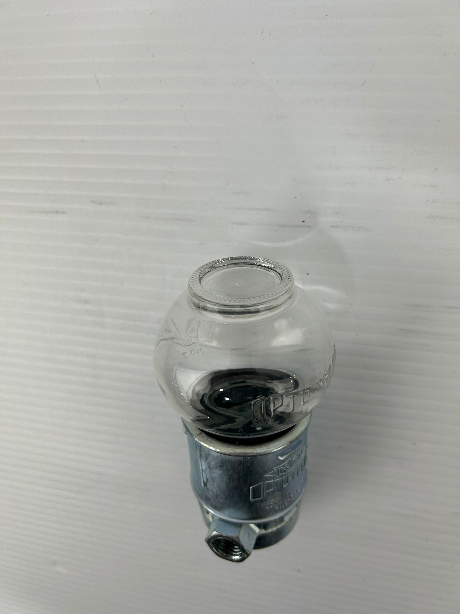 Trico 30003 Glass Opto-Matic Type #3 Constant Level Oiler 1/4 NPT Outlets