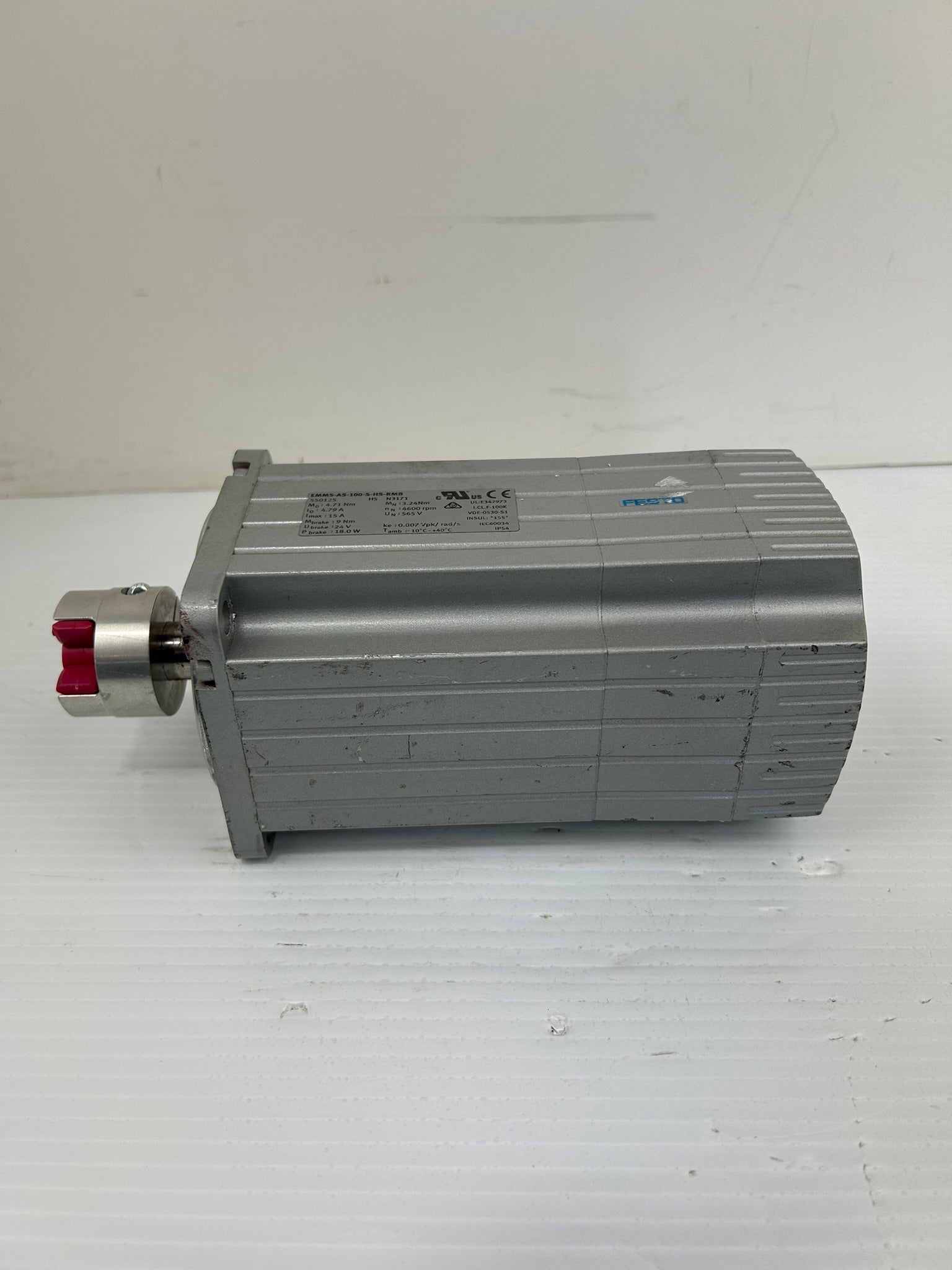 Festo EMMS-AS-100-S-HS-RMB Servo Motor with Brake