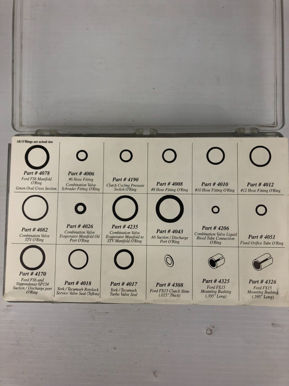 FJC Inc. 4288 Ford O-Ring Assortment Kit
