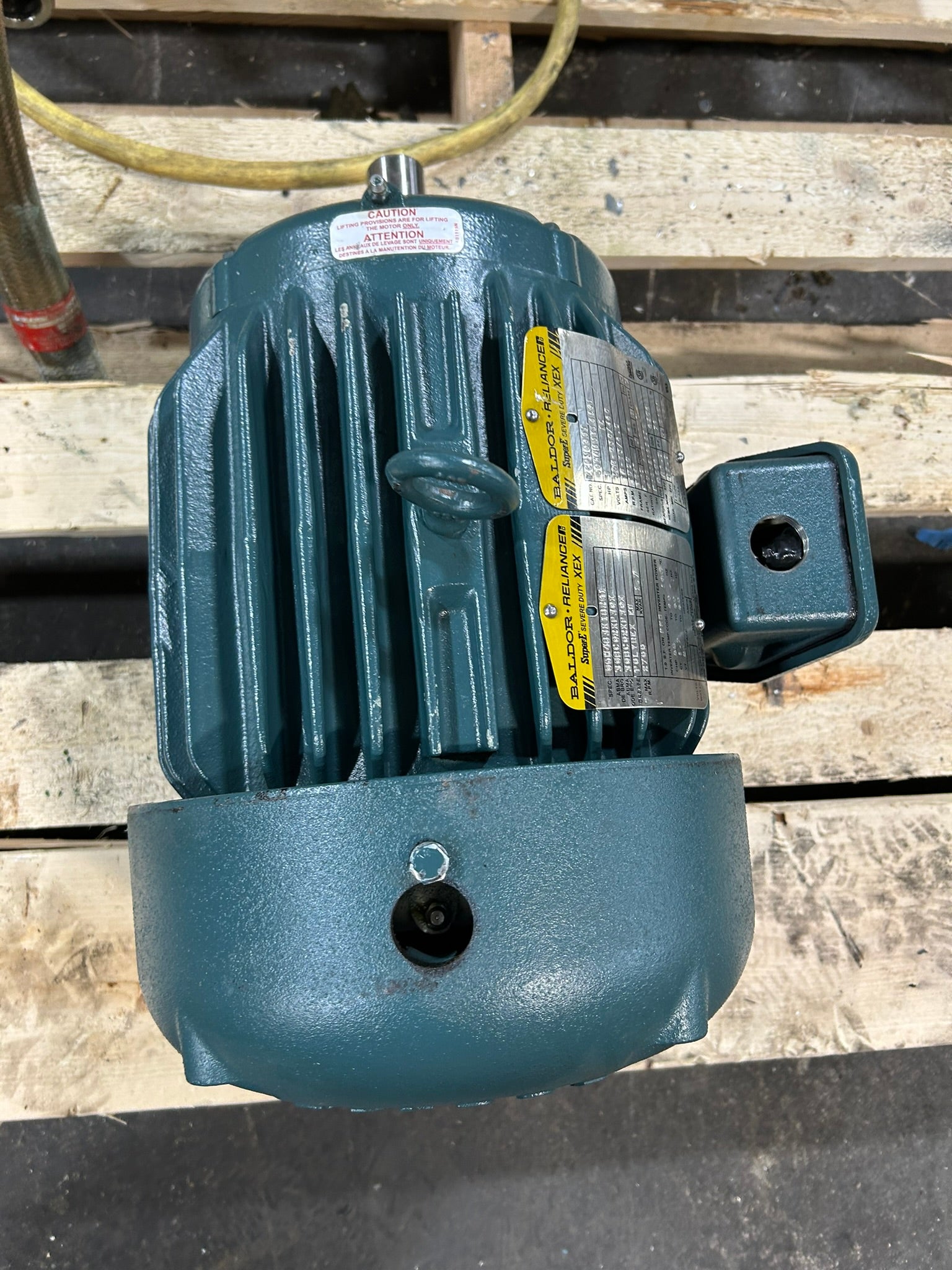 Baldor Reliance ECP3665T AC Motor 5HP 1750 RPM 184T Frame 60 HZ 3PH