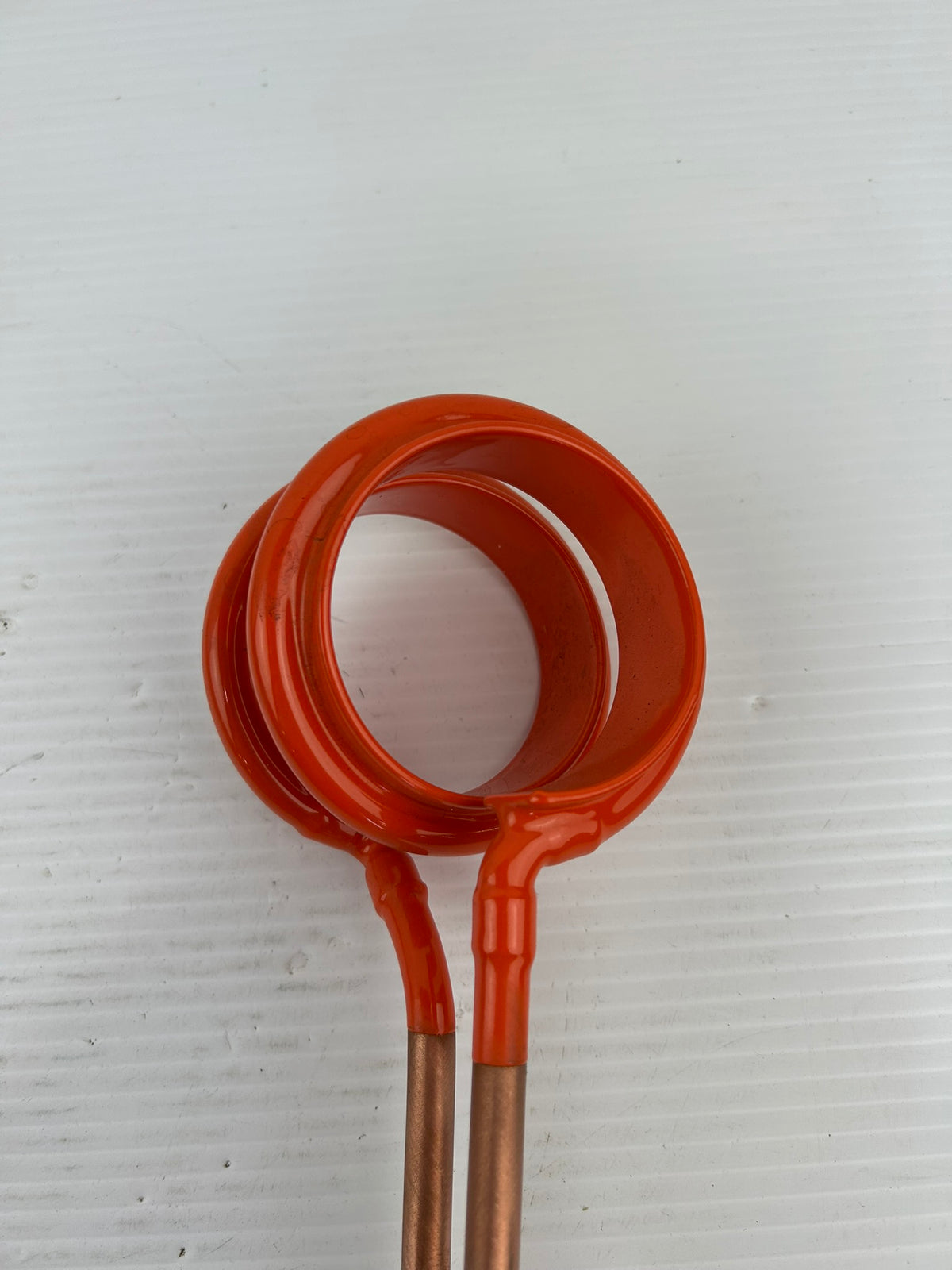 High Frequency Copper Tube Induction Heating Coil for Welding TT1-2.75L Orange