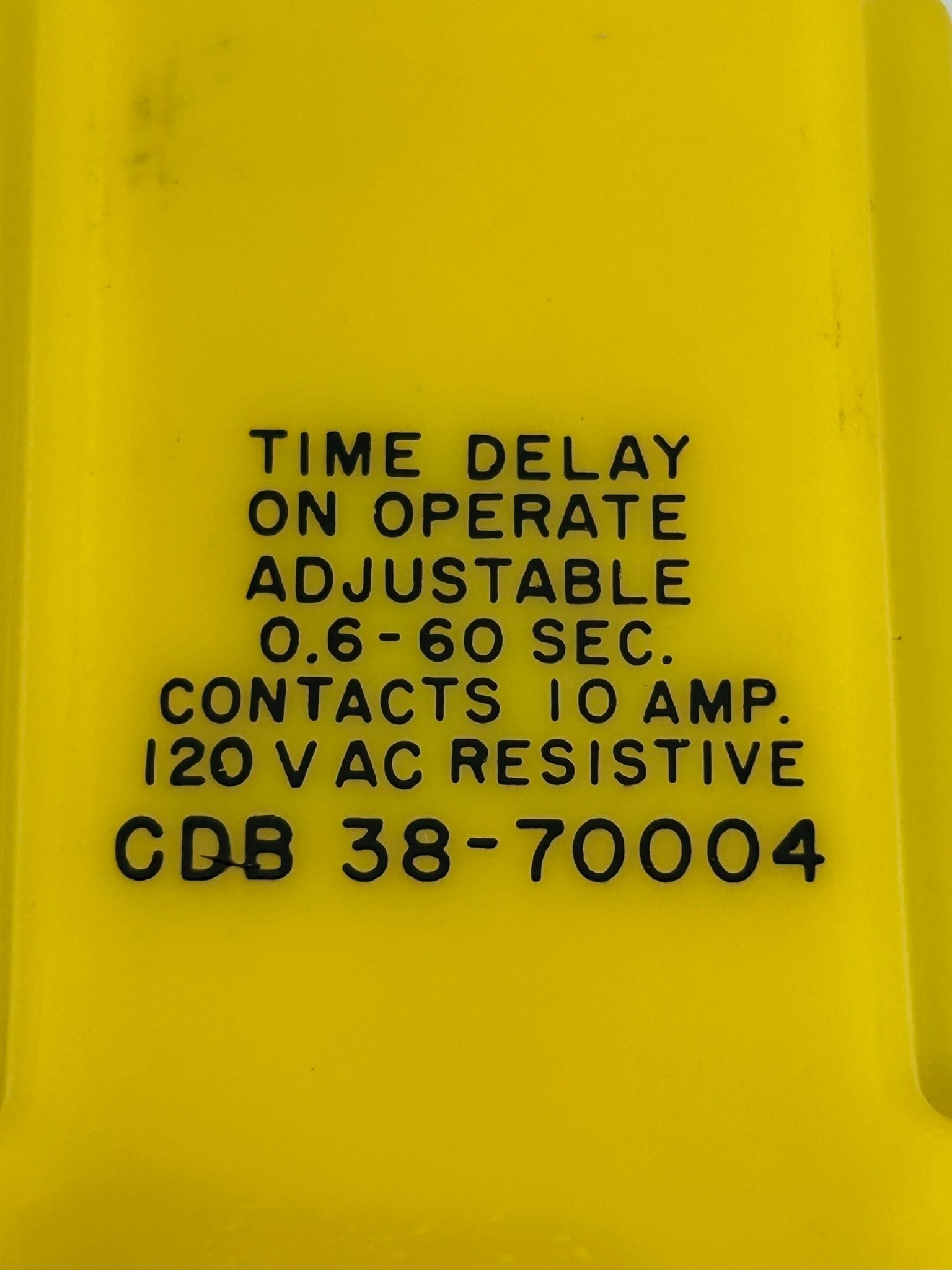 AMF Potter & Brumfield CDB 38-70004 Time Delay Relay 0.6-60Sec 120VAC - Lot of 5