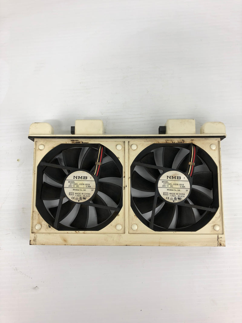 NMB 4710KL-05W-B59 Fan 24VDC 0.38A - Lot of 2 Fans