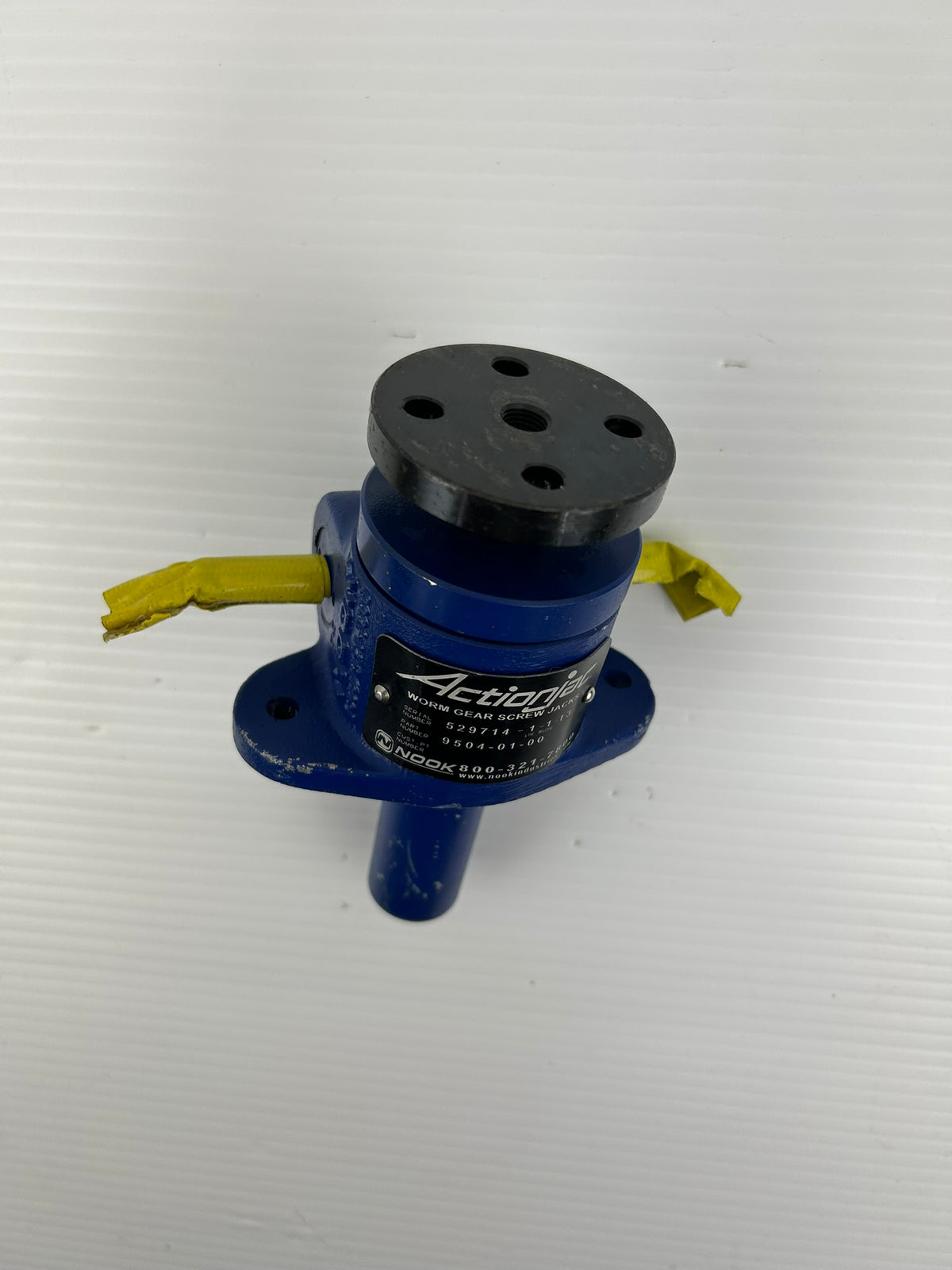 ActionJac Nook Industries 9504-01-00 Worm Gear Screw Jack Linear Actuator