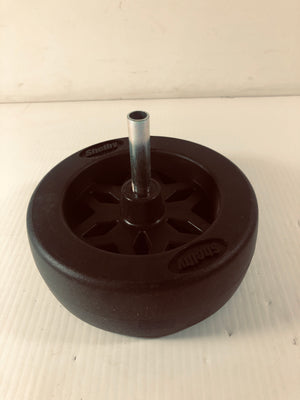 Shelby 6"x2" Plastic Diamond Spoke Trailer Dolly Wheel w/ Axle Bearing 1/2" Bore