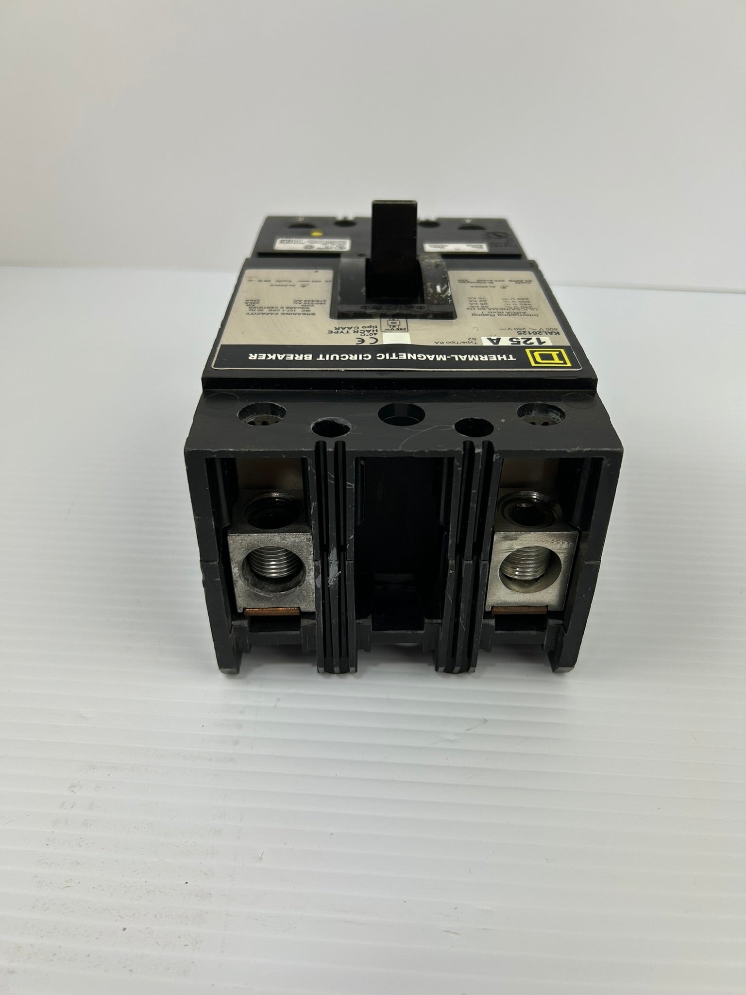Square D KAL26125 Circuit Breaker 125A KA 186 600VAC 250VDC