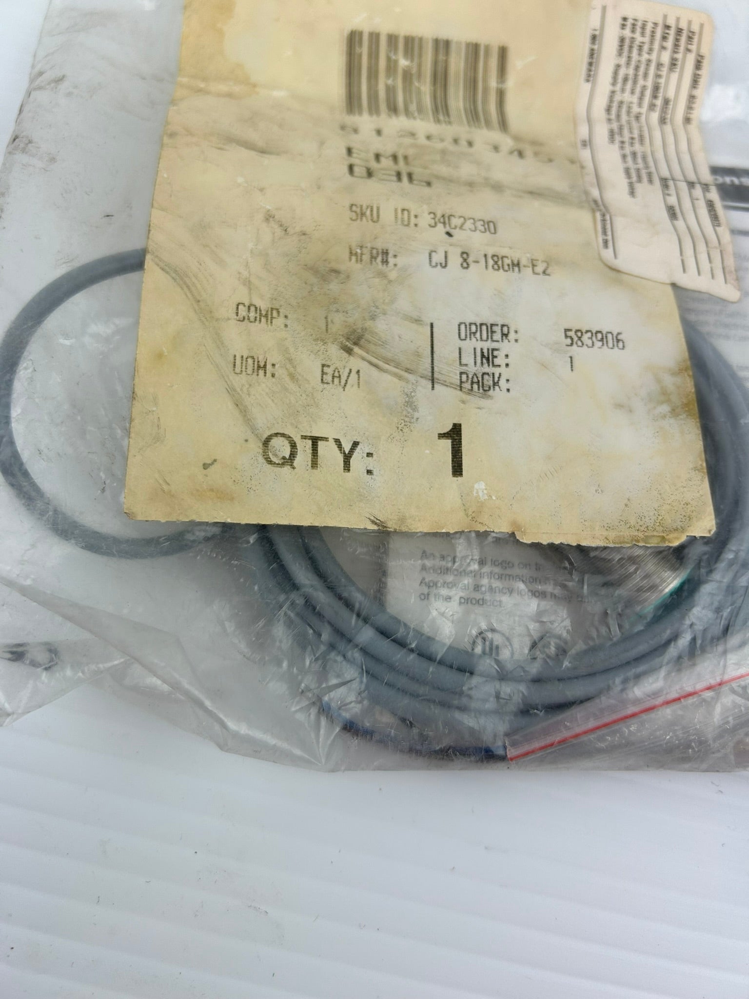 Pepperl+Fuchs CJ8-18GM-E2 Proximity Sensor