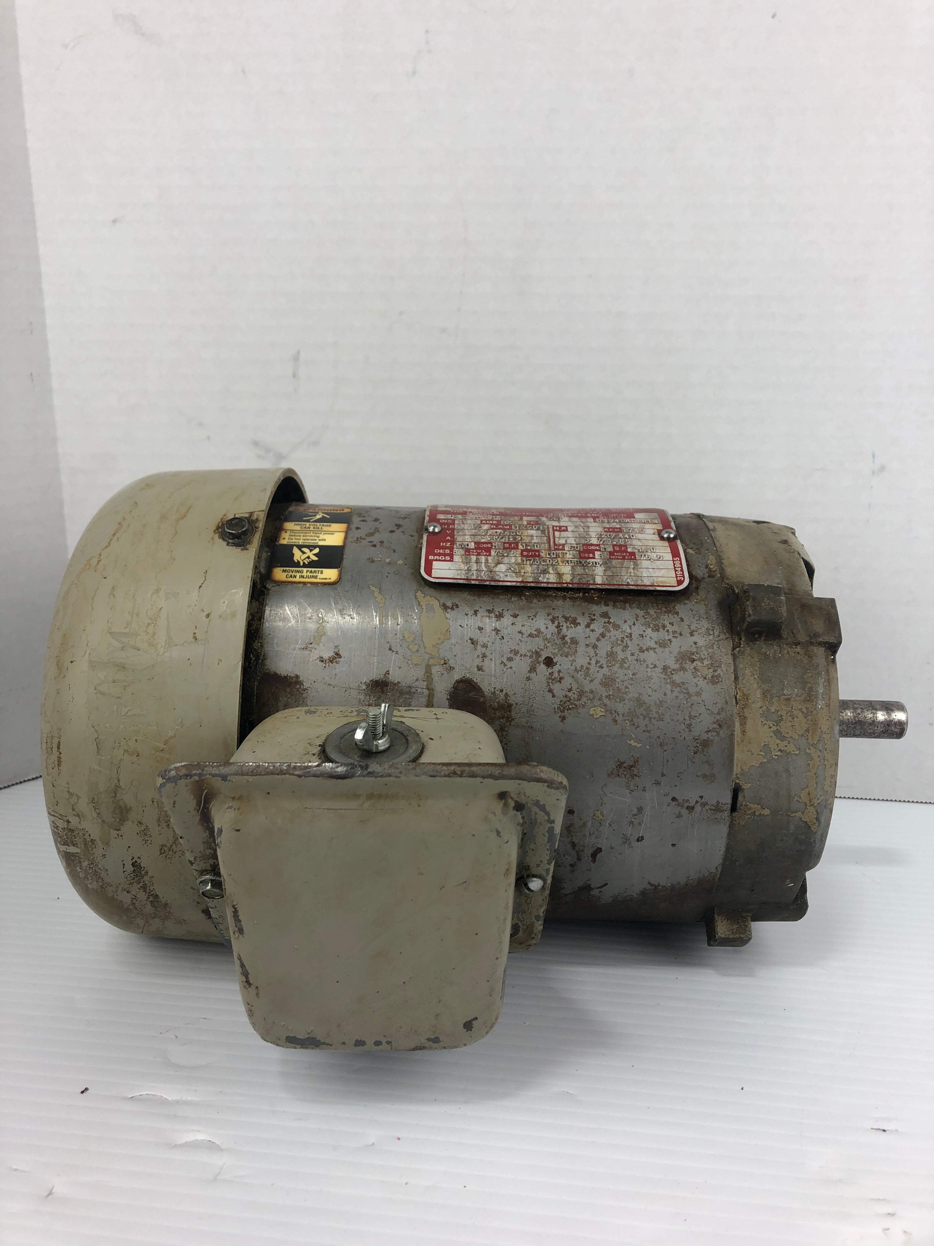 Lincoln Electric D-2J4624C2 AC Motor 1750RPM 1HP 3PH
