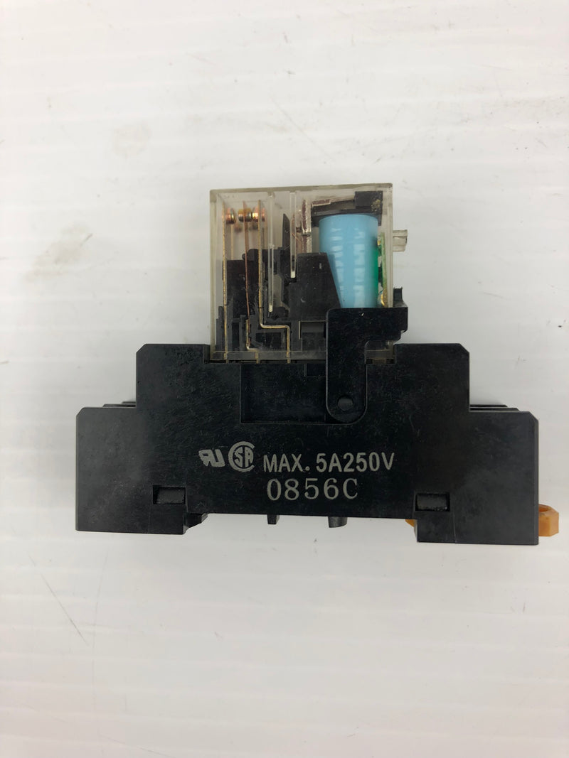 OMRON G2R-2-SND Relay with Base 0856C