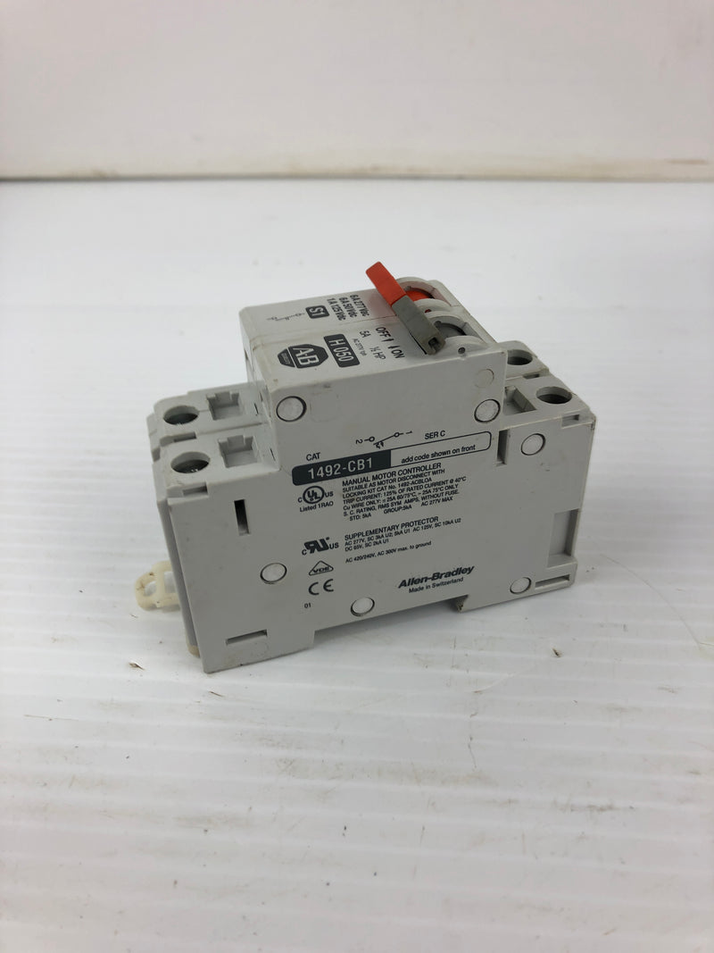 Allen Bradley 1492-ACB Two Pole Circuit Breaker 1492-CB1 H050