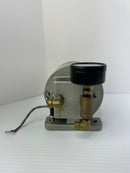 Robertshaw 443-B1 Pneumatic Transducer with US Gauge 12106-1 Straight Valve