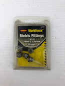 Legacy Workforce L5701 Metric Fittings 10mm x 1 Thread Straight - Package of 5