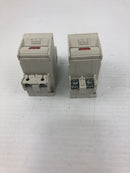 Mitsubishi Electric CP30-BA Circuit Protector 2 Pole 3A (Lot of 2)