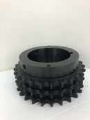 Keyed Sprocket Gear BC-68G-428683 27 Teeth 3 Rows O.D: 4.600" I.D: 3.350"