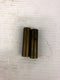 2-1/4" Brass Panel Mount Female Stage Pin Plug Contact Connector - Lot of 2