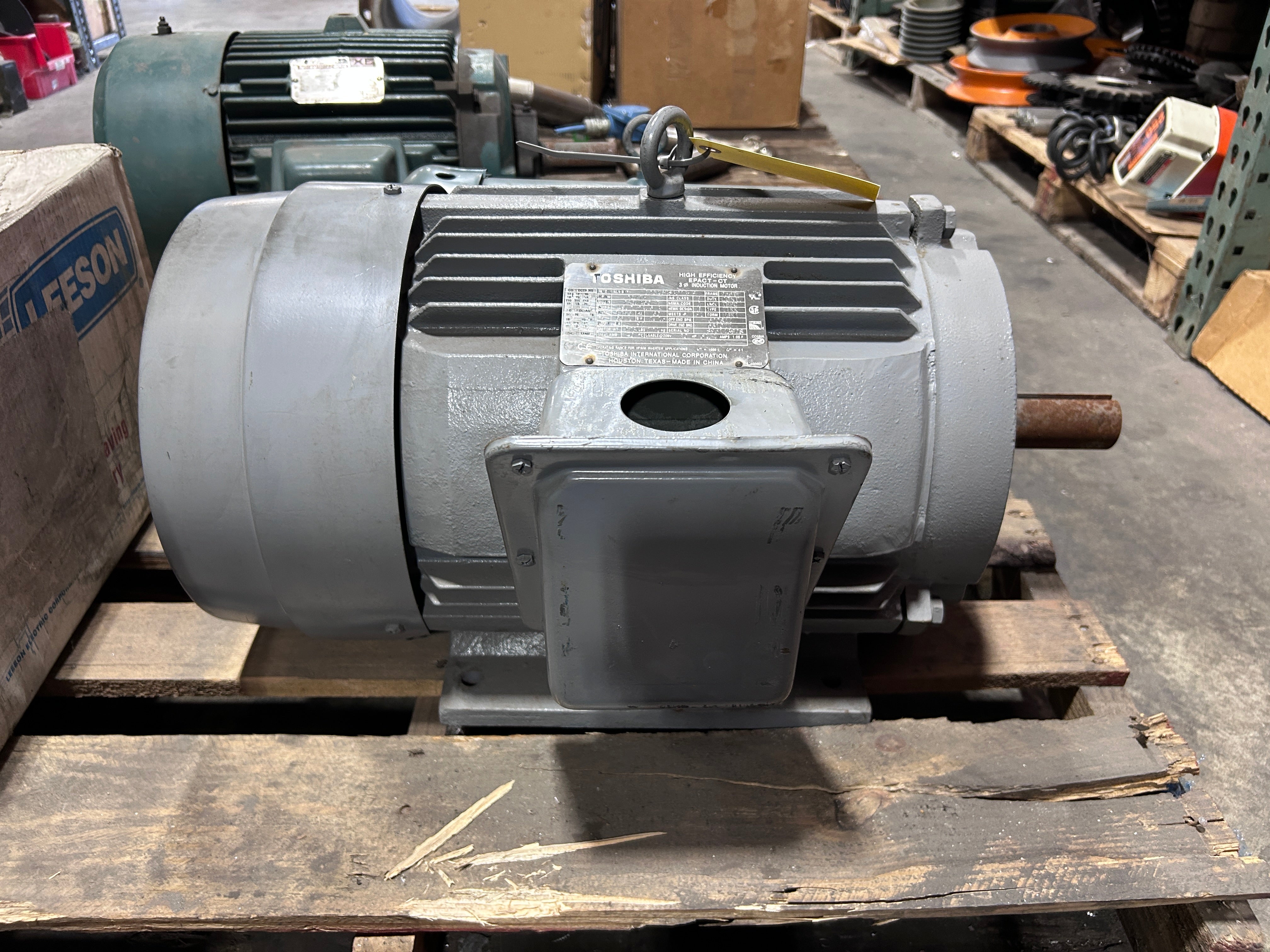 Toshiba 0204FTSA21A-P High Efficiency 3PH Induction Motor 20HP 1755RPM 256T