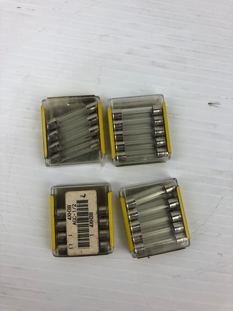 Buss Fuses AGC-1/2 Mini Fuses - Lot of 18