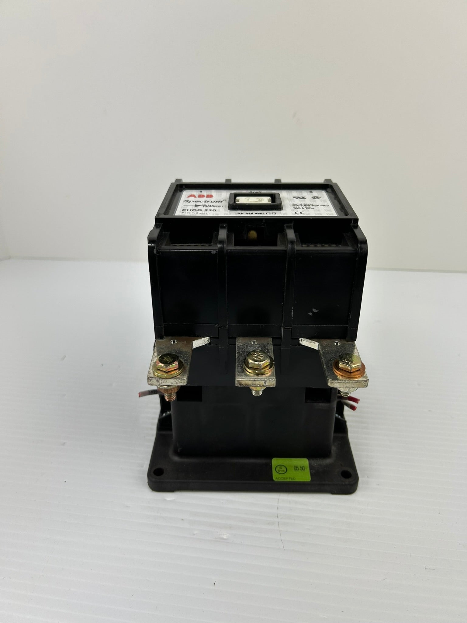 ABB EHDB220 Drive Contactor 600VDC 200A