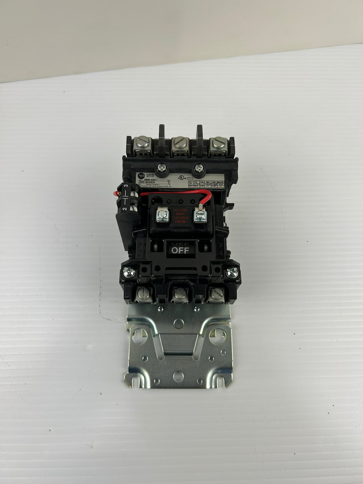 Allen-Bradley 500F-BOD930 Series C NEMA Size 1 3-Pole 120V Contactor 595-A