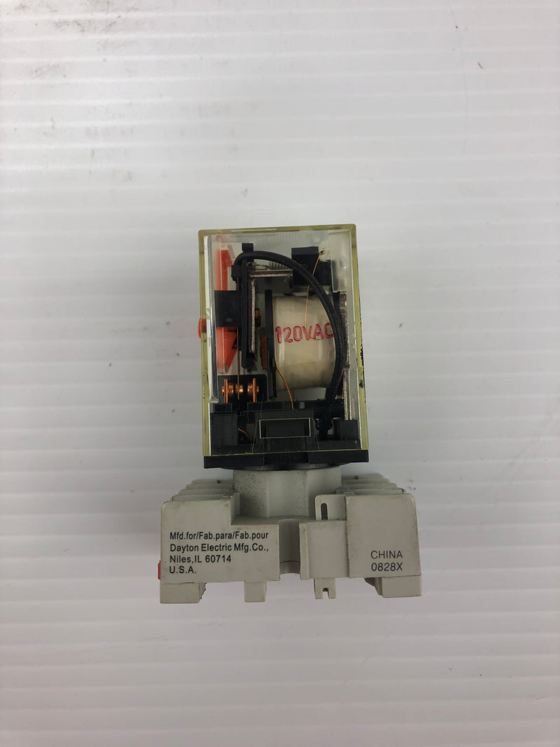 Omron MK2PN-S Relay with Dayton 5X852N Base