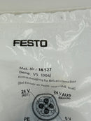 Festo 18527 Plug Socket Connector Series V5 - Bag of 2