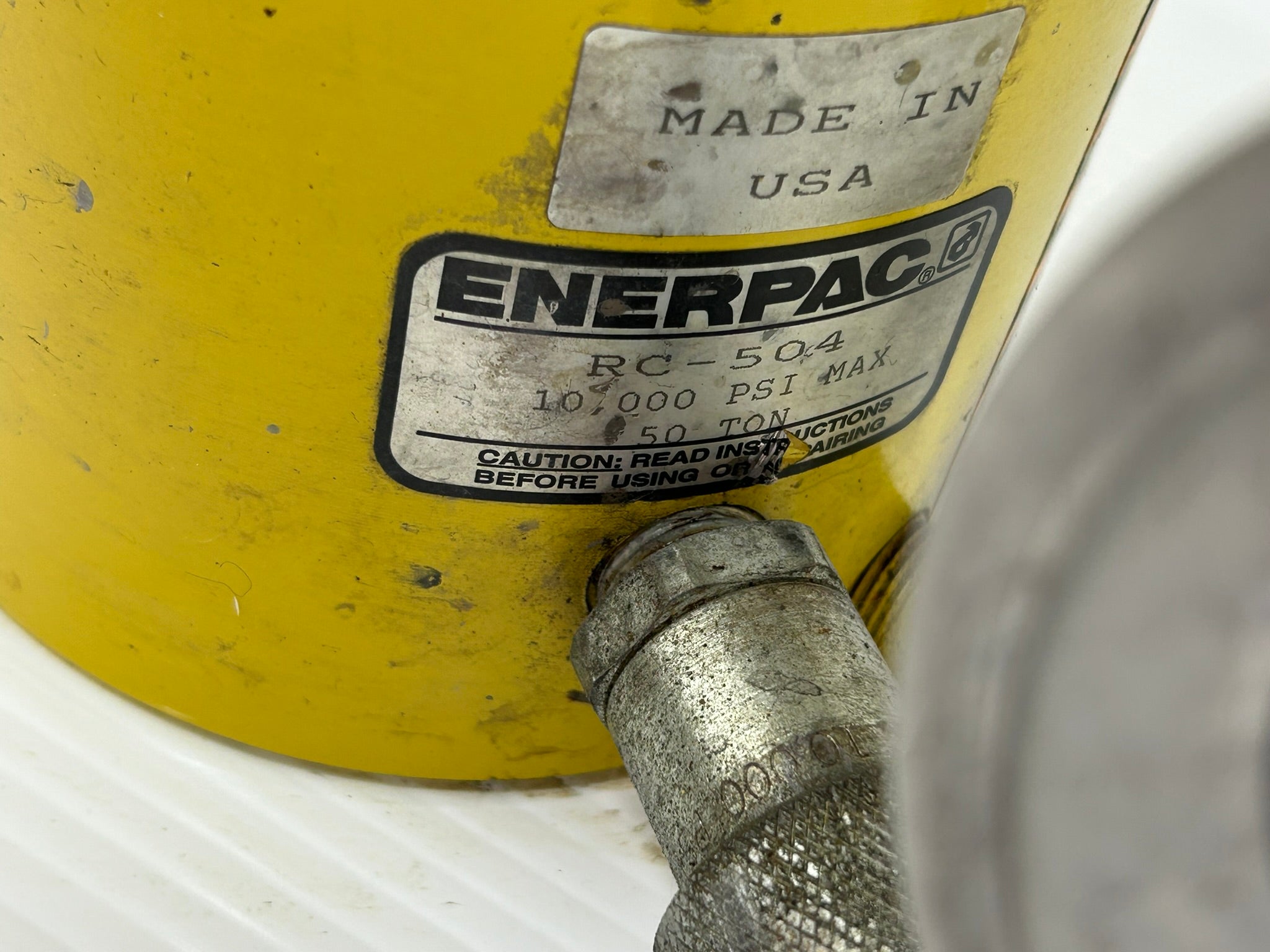 Enerpac RC-504 Industrial Hydraulic Cyliner 10,000 PSI Max 50 Ton