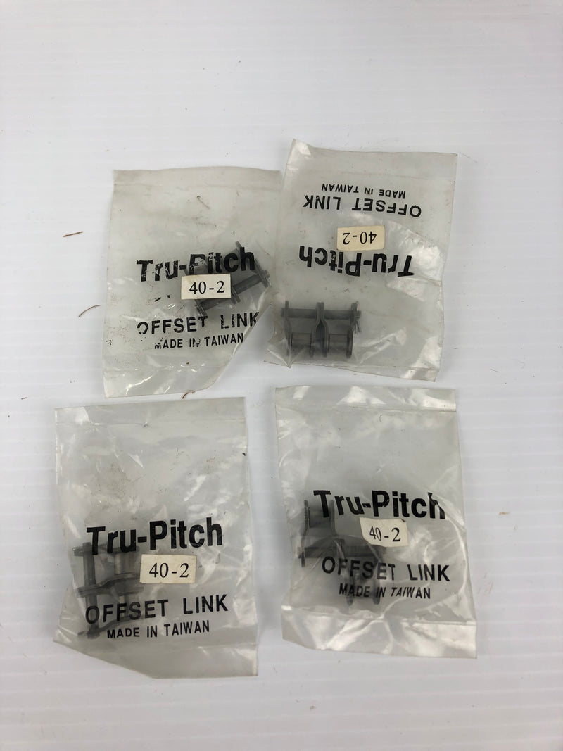 Tru-Pitch 40-2 Offset Chain Link - Lot of 4