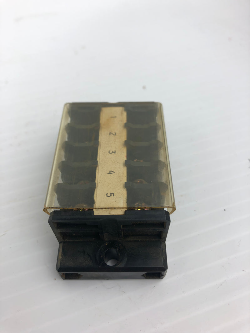 Idec BTB15 Terminal Block 600V 1.25mm² 5P - Lot of 3