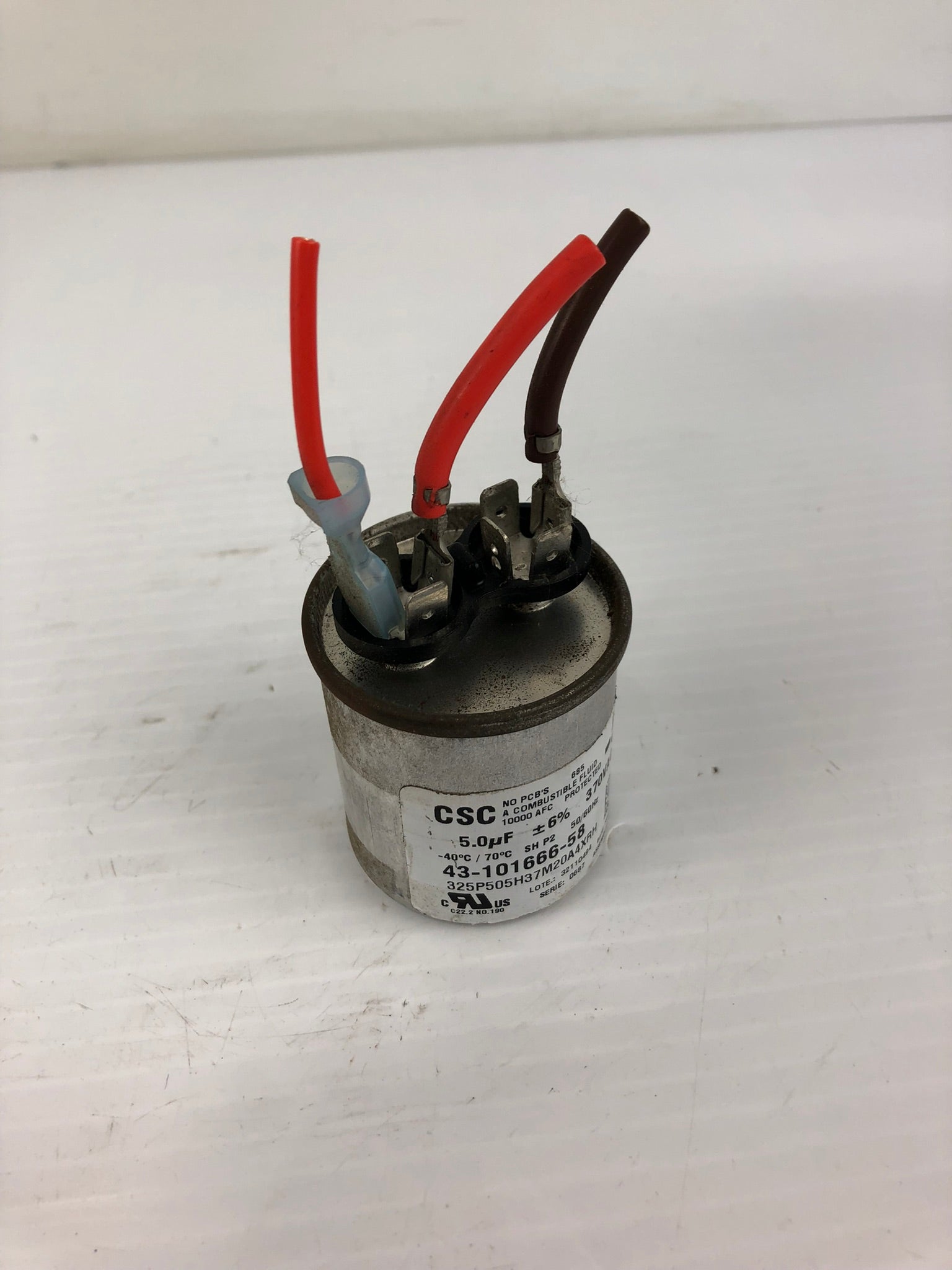 CSC 325P505H37M20A4XRH Capacitor 43-101666-58 370VAC/B 5.0uF 0687 Series