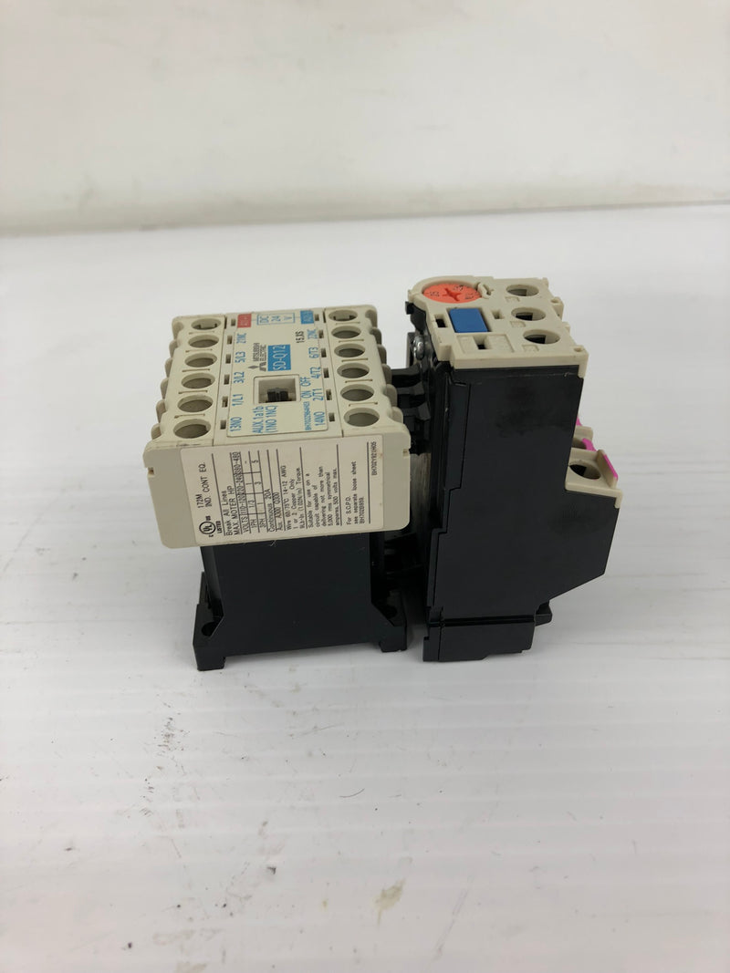 Mitsubishi SD-Q12 Contactor with TH-T18 Thermal Overload Relay