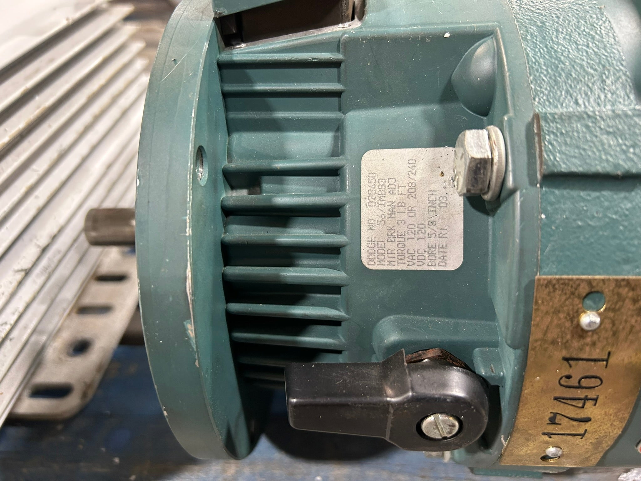 Reliance P56H3900S-RT Duty Master A-C Motor PH 3 HP 1/2 RPM 1725