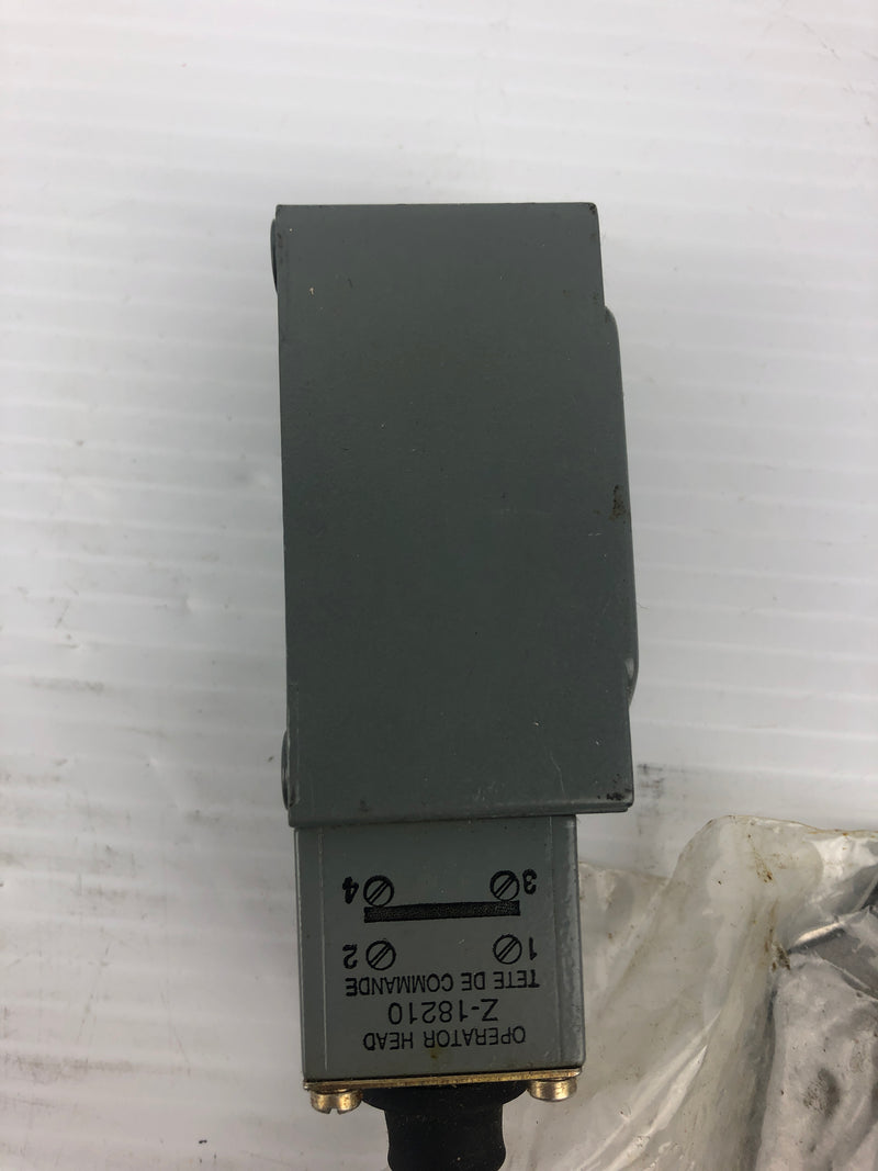Allen Bradley Z-18210 Operator Head 802T-WS Oiltight Limit Switch Series C