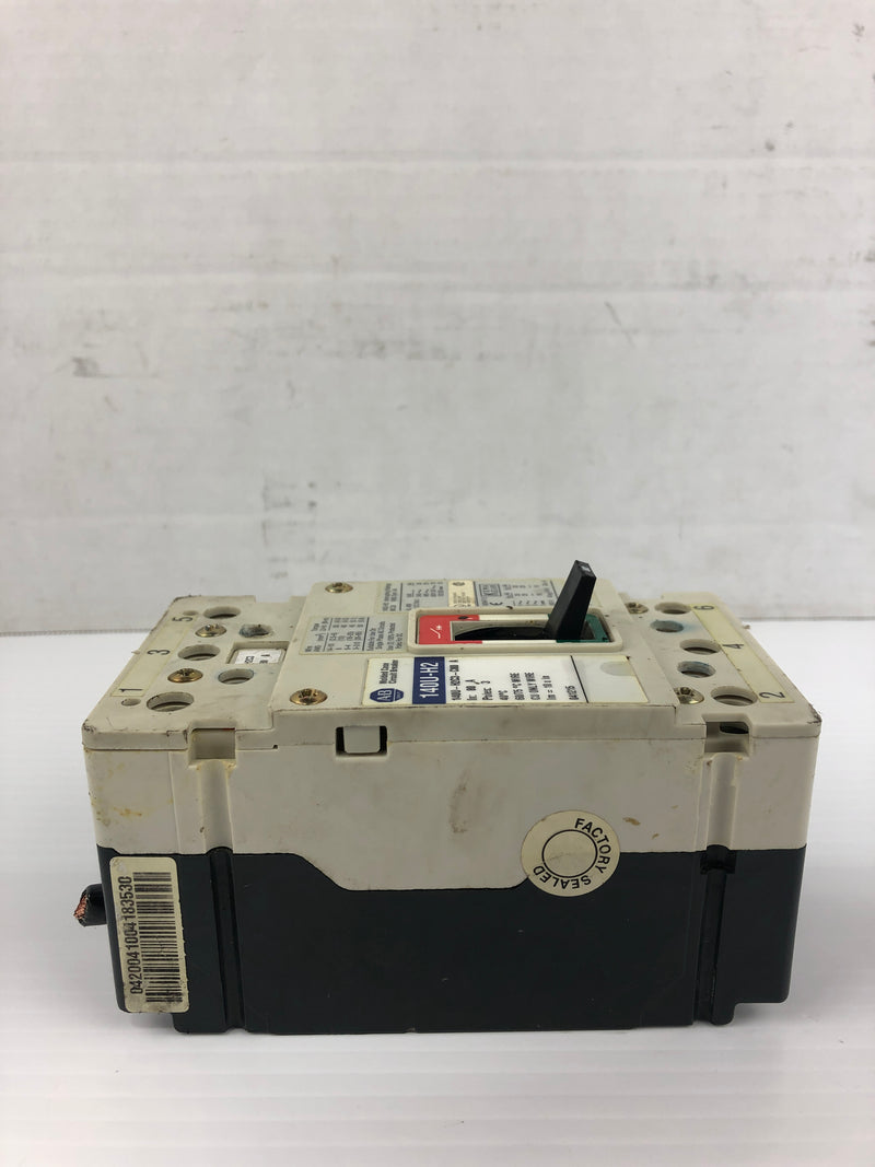 Allen-Bradley 140U-H2C3-C80 Molded Case Circuit Breaker 240-480V 80A 3PH 50/60Hz