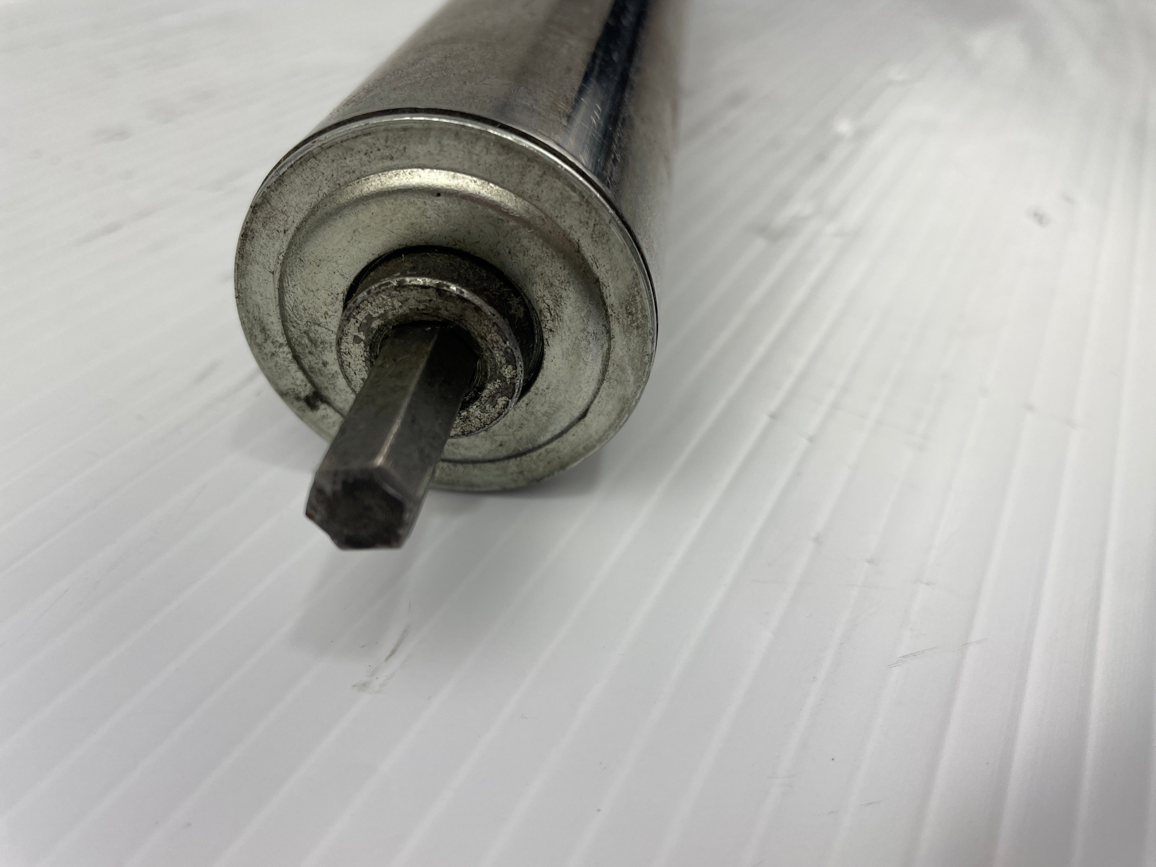 Gravity Conveyor Roller 37" L x 1.62" OD x 0.3" Axle Width - Lot of 3