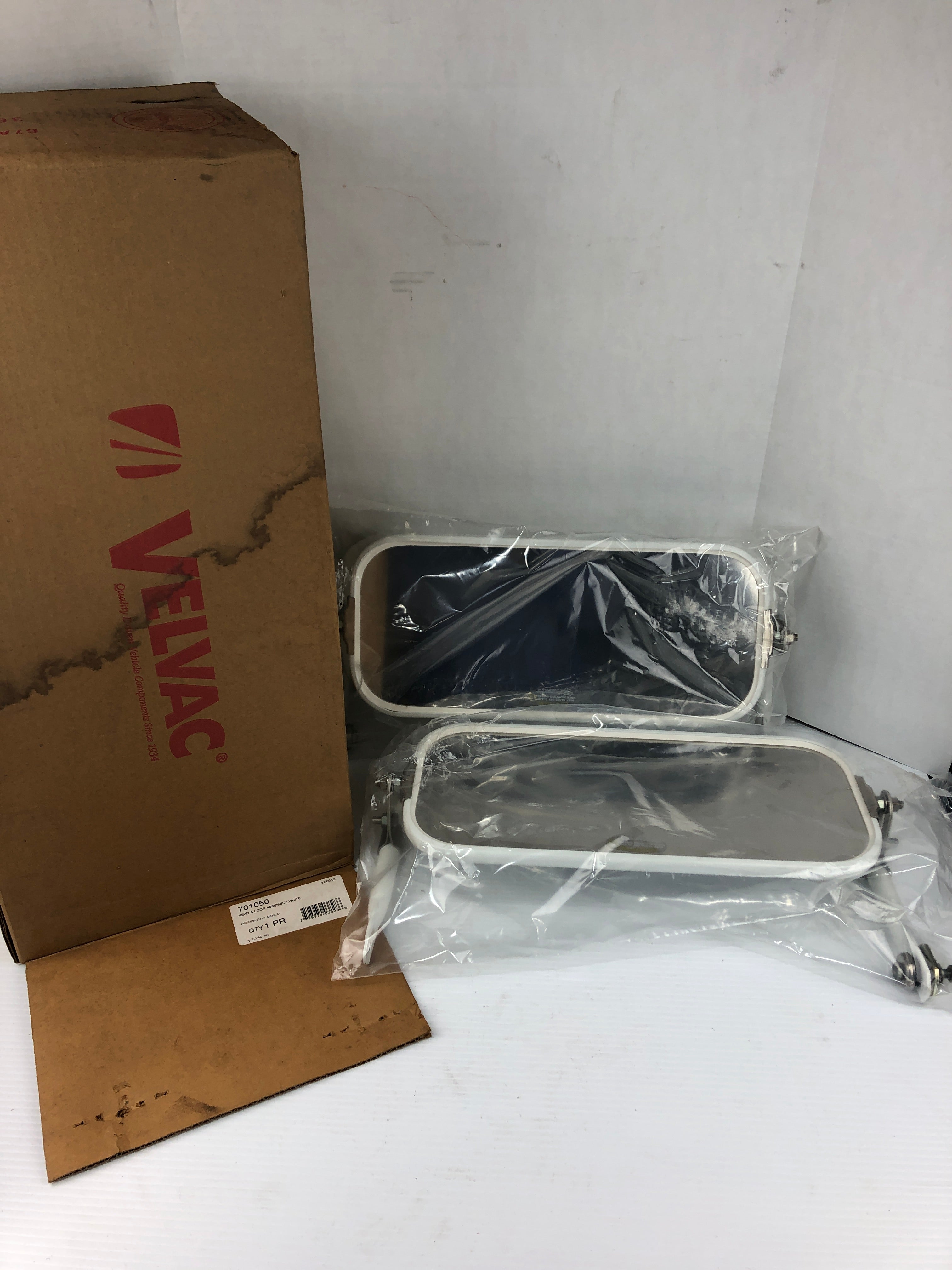 Velvac 701050 Head and Loop Assembly Mirror Set