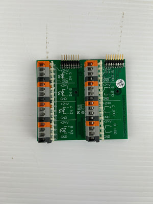 PRÜFTECHNIK AG E5-CB8CA-1903 Rev 1.0 I/O Terminal Interface PCB Board 24VDC
