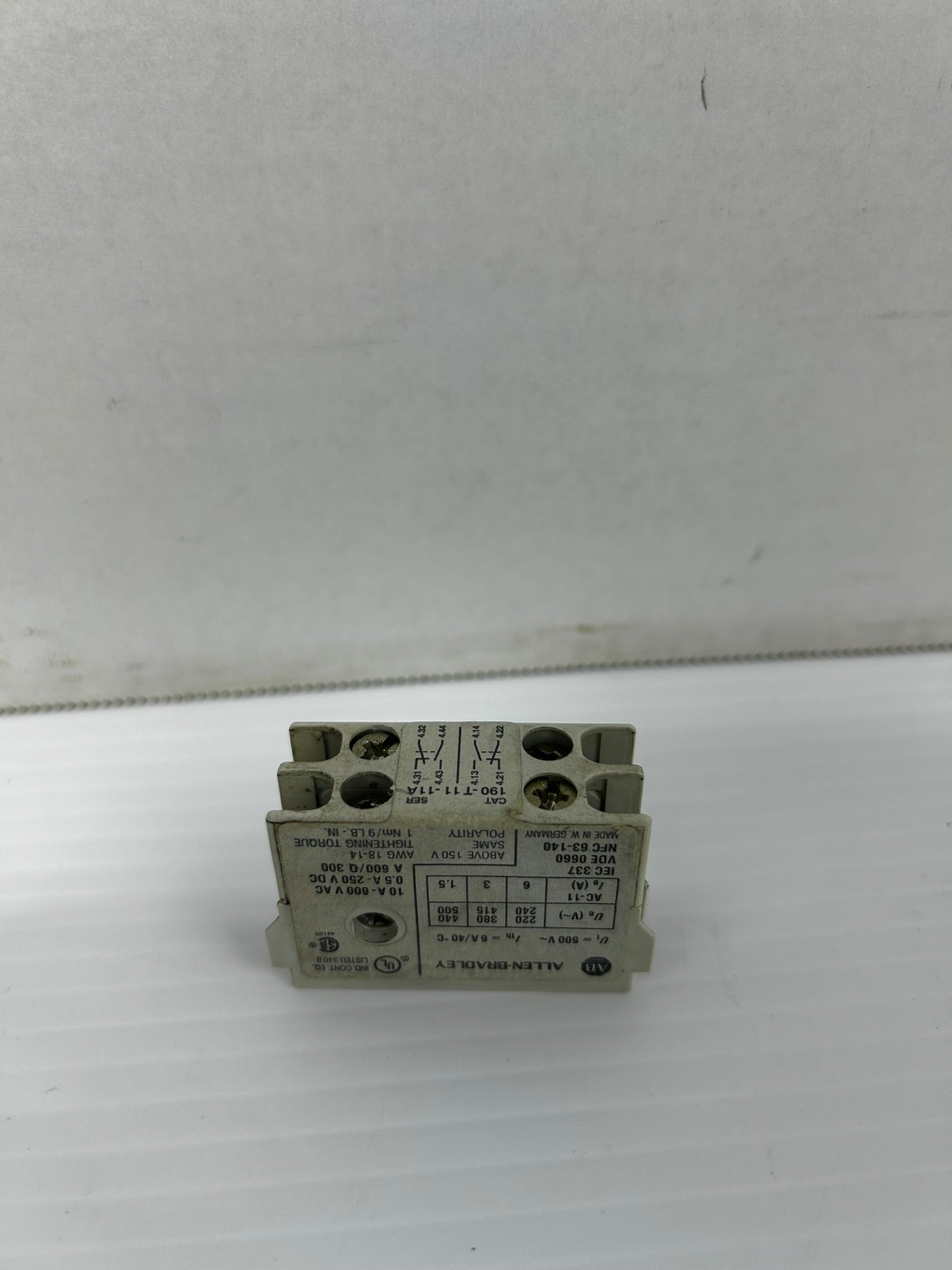 Allen-Bradley 190-T11-11A Trip Indicator Ser. A 500V 6A - Lot of 7