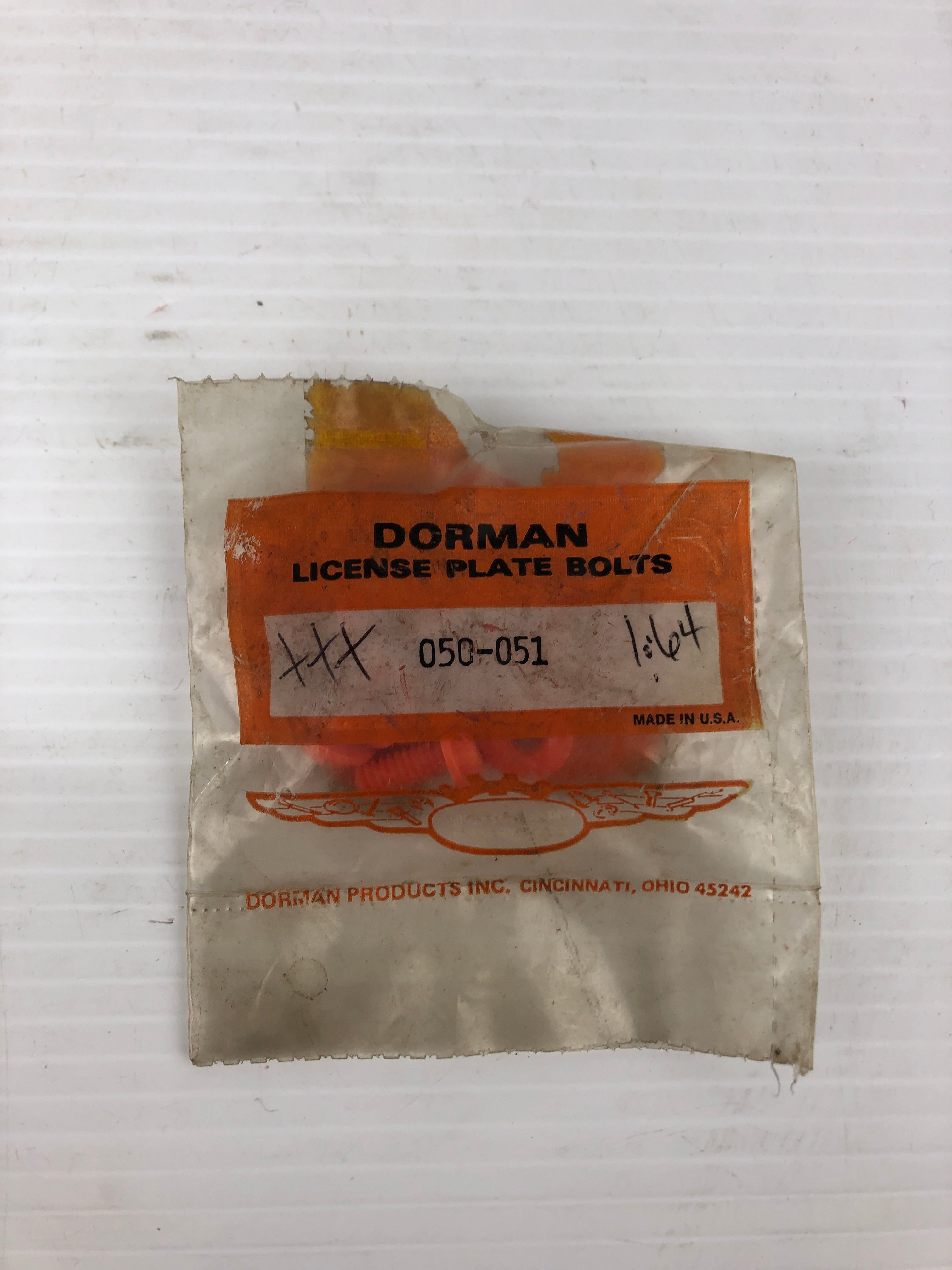 Dorman 050-051 License Plate Bolts