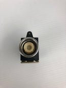 Fuji Electric AK22-1 Selector Switch 600V 10A - Missing Knob