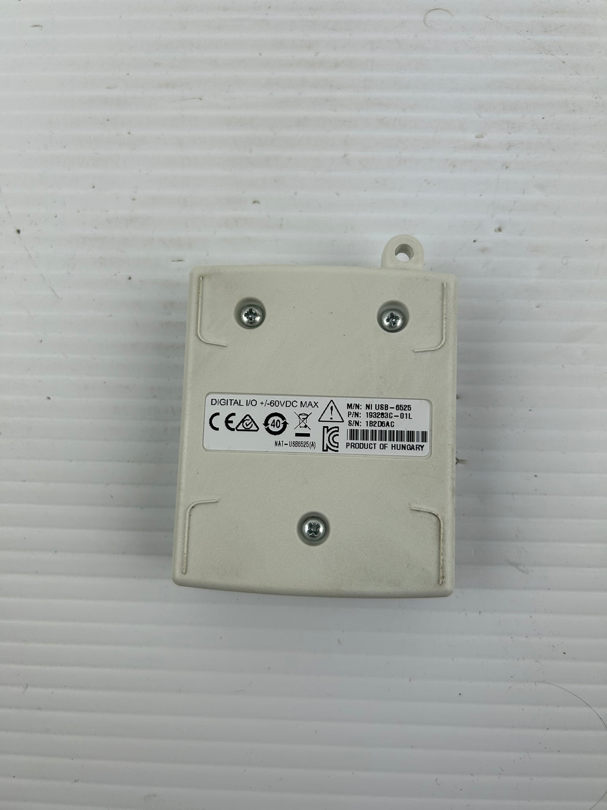 National Instruments NI USB-6525 Junction Box 193283C-01L