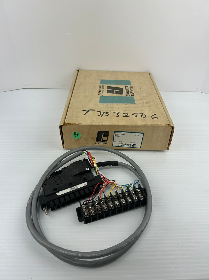 Reliance Electric 612417-60R Connector Cable with TB200HB Terminal Strip