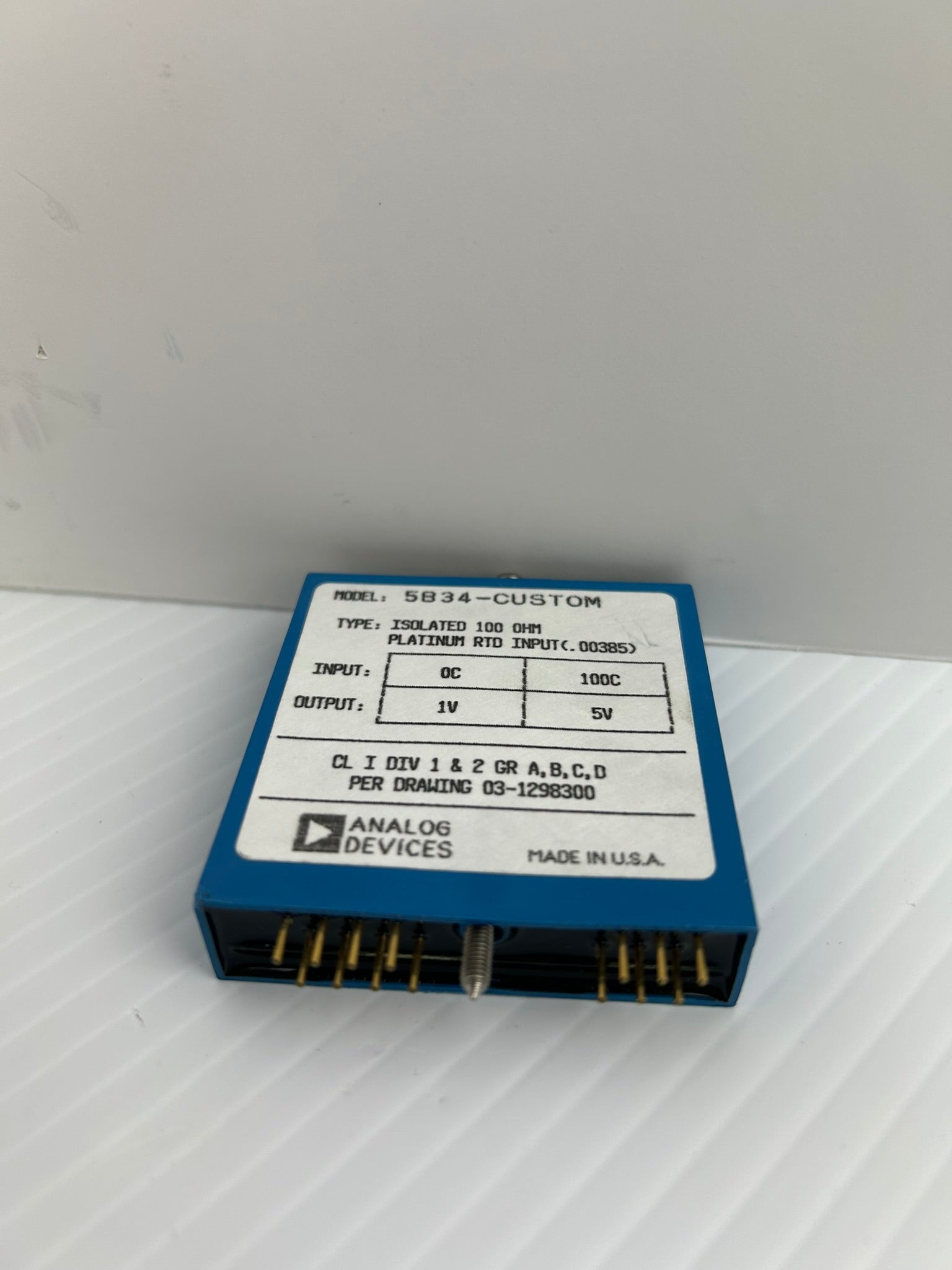 Analog Devices 5B34-CUSTOM Isolated RTD Input Module 5V