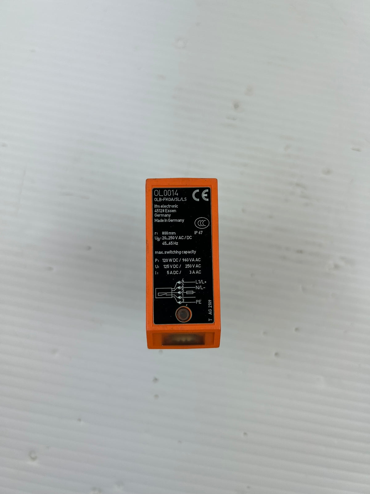 IFM Efector OL0014 OLB-FKOA/SL/LS-500 Photoelectric Diffuse Reflection Sensor