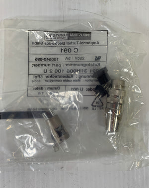Amphenol-Tuchel Electronics Cable Connectors C091 250 V 5 Amp - Lot of 3
