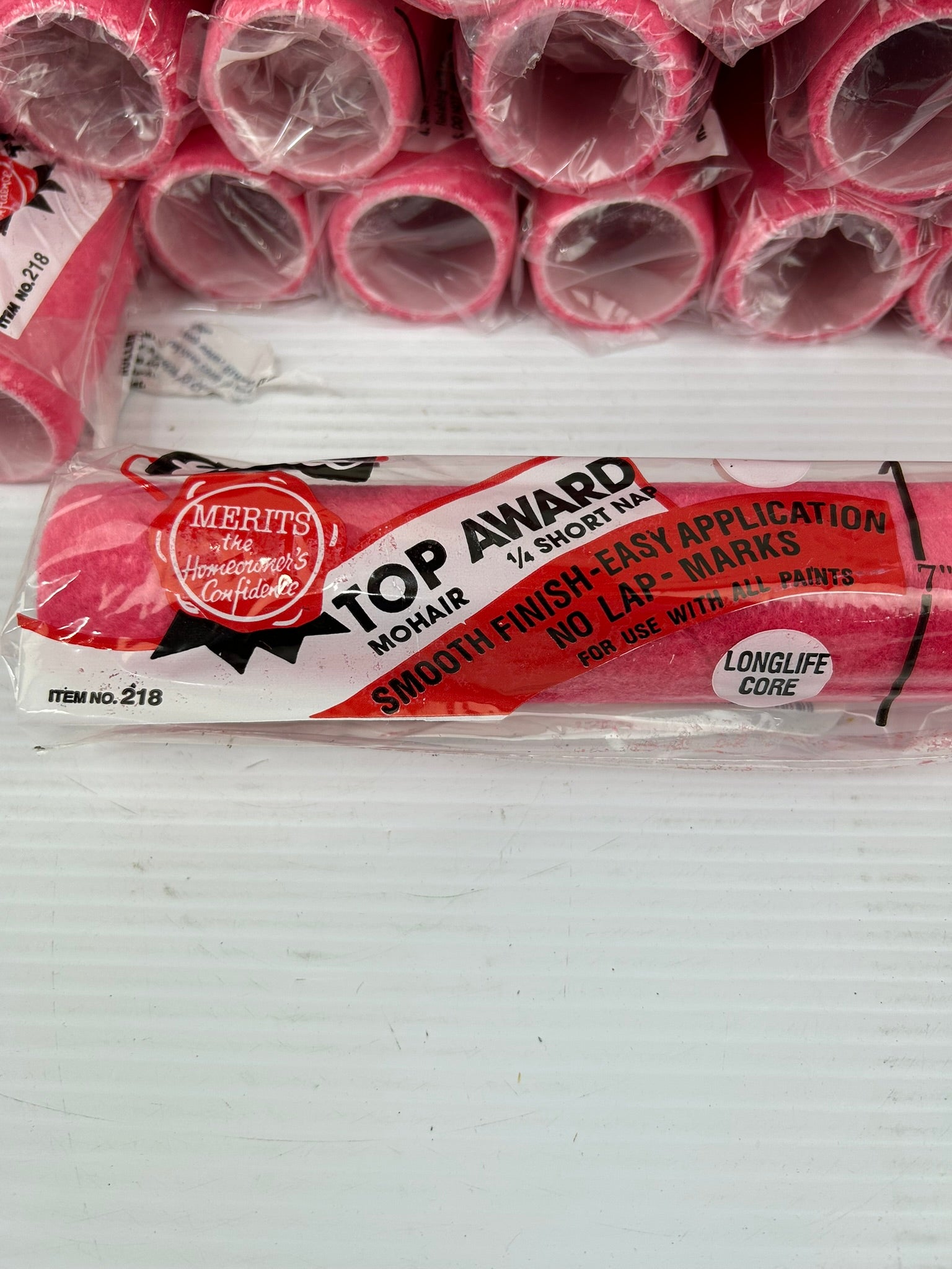 Merits 218 Short Hair 1/4" Short Nap Paint Roller - Lot of 32