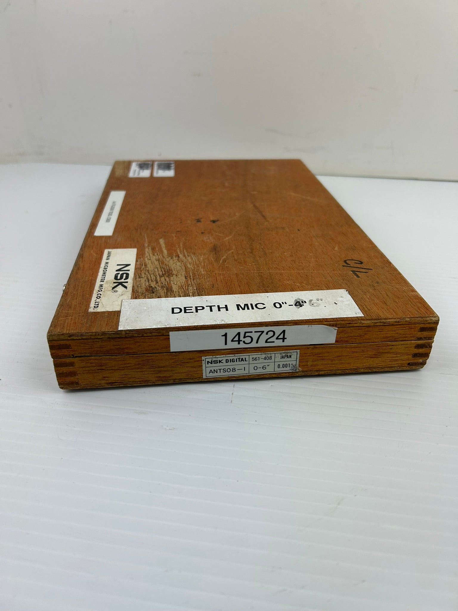 NSK ANTS08-I Micrometer Depth Mic 0" - 6" .001"